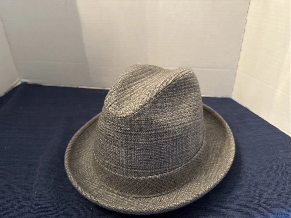 Sombrero Fedora Vintage Dobbs Fifth Avenue Nueva York Fieltro Gris Para Hombre 7 1/8 Foto 2 de 4