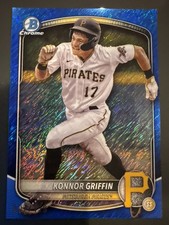 2025 Bowman Chrome Prospects - Konnor Griffin#BCP-86 Blue Shimmer Refractor /150
