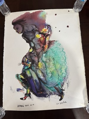 Vicente Fabre  La Puntilla  2009 Original Flamenco Dancer Painting 