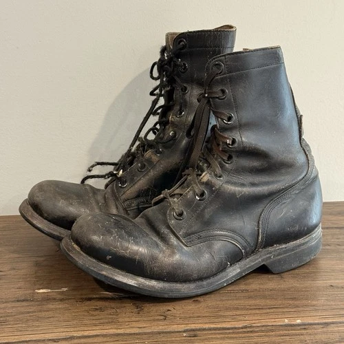 Vintage Vietnam Era US Military Combat Boots B.F. Goodrich Sole Size ?