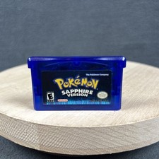 Nintendo GBA - Pokemon Sapphire Version - Cartridge Only, NEW Battery - Refurb