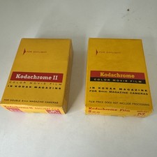 2 Kodachrome Vintage Color Movie Film New Sealed 8mm For Roll Cameras 1961,1966