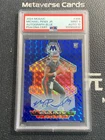 2024 Panini Mosaic Rookie Autograph Blue Prizm #308 RC Michael Penix /99 PSA9/10Opens in a new window or tab