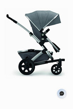 Joolz Geo2 Single Pushchair Stroller Gray w/ Adjustable Handles, Rubber Tires