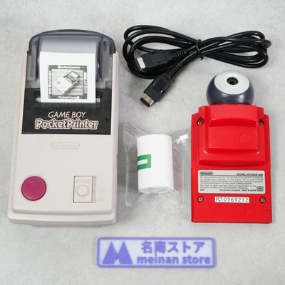 Nintendo GameBoy Pocket Printer MGB-007 Pocket Camera Red MGB-006 Link Cable