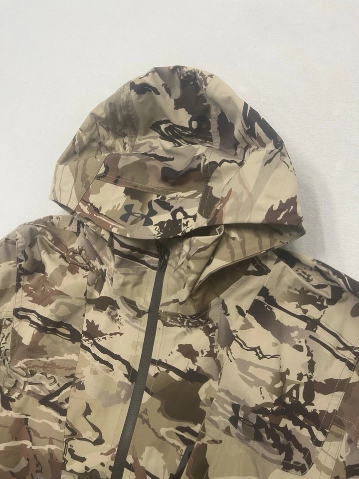 Chaqueta Under Armour Para Hombre Talla Mediana Camuflada Barren Ridge Reaper Gore-Tex Pro Shell Foto 4 de 4