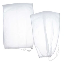 2 Fine Mesh Filter Net Bags for Leaf Vacuum Pool Cleaners 16" x 20", Replacement