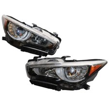 Front LED Headlight Left+Right Side  2014-2017 InFiniti Q50
