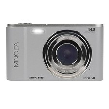 Minolta MND20 44 MP / 2.7K Ultra HD Digital Camera Silver 