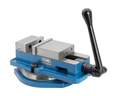CME CNC Milling Vise with Swivel Base, Angle Lock Design, 3'' Jaw Width, 3'' Ma...