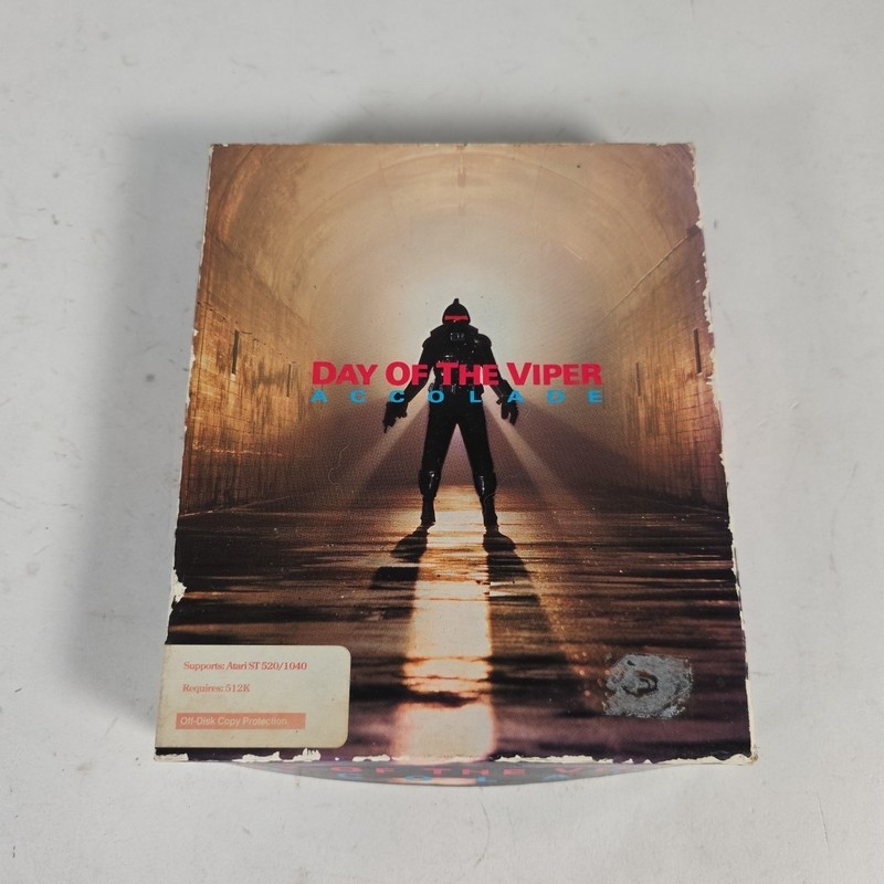 Day of the Viper Accolade - Atari ST 520 / 1040 Video Game Manual Boxed