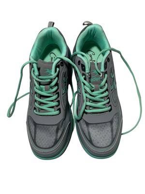 Gravity Defyer GDEFY Shoes Walking Sneakers Plantar Diabetic Gray Women Size 9.5