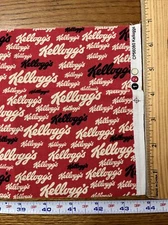 Kellogs Logo Cotton Fabric by Springs 7" x 43.75"