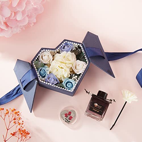 Graduation Gift for her, Flower Gift Box, Unique for Grad Congratulations Gift - Picture 10 of 25