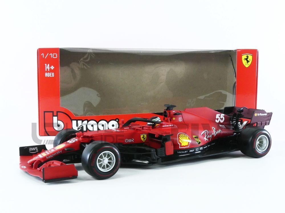 ブラーゴ 1/18 フェラーリ SF21 #55 2021 C.サインツ ブラーゴ 1/18 フェラーリ SF21 #55 2021 C.サインツ BBURAGO 1