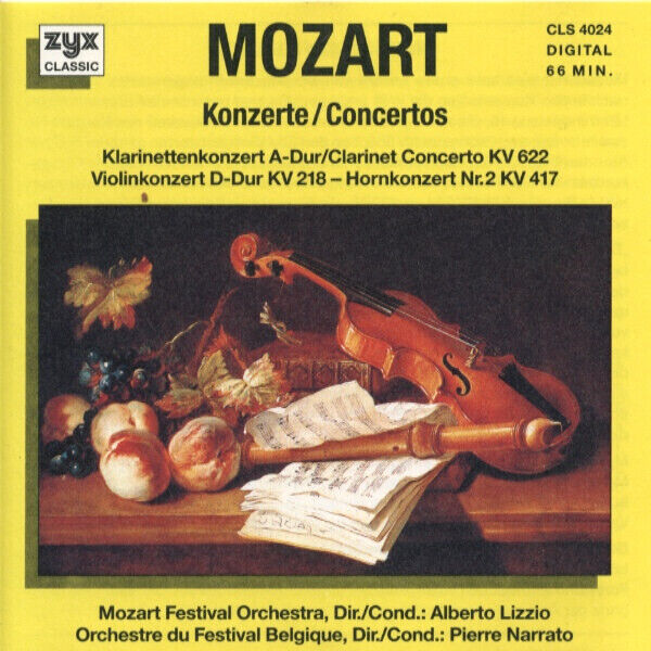 CD Wolfgang Amadeus Mozart Konzerte / Concertos zyx classic CD Wolfgang Amadeus Mozart Konzerte / Concertos zyx classic