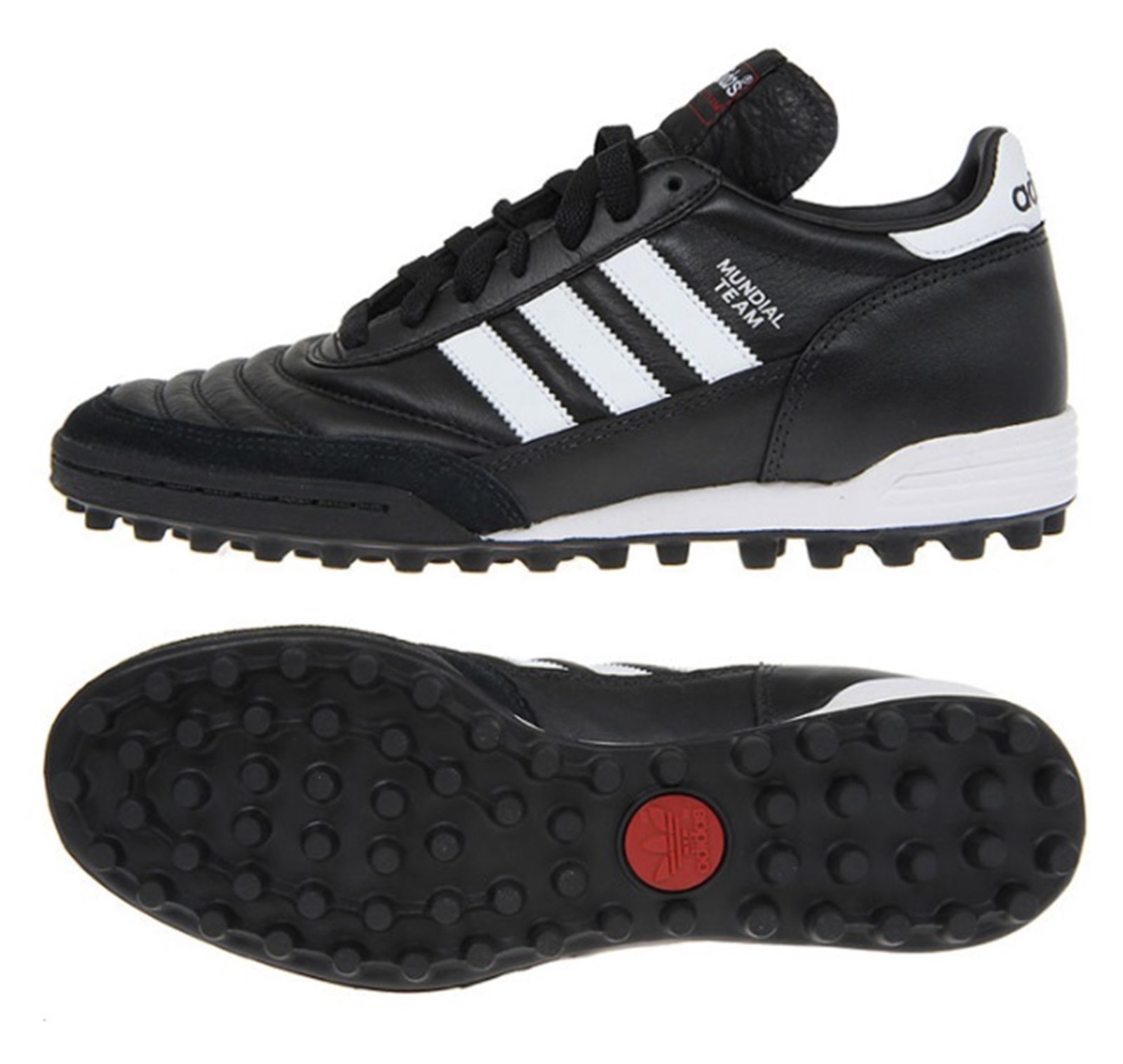 Adidas Men Mundial Team TURF Cleats Futsal Black White Shoes Soccer Spike 019228 |