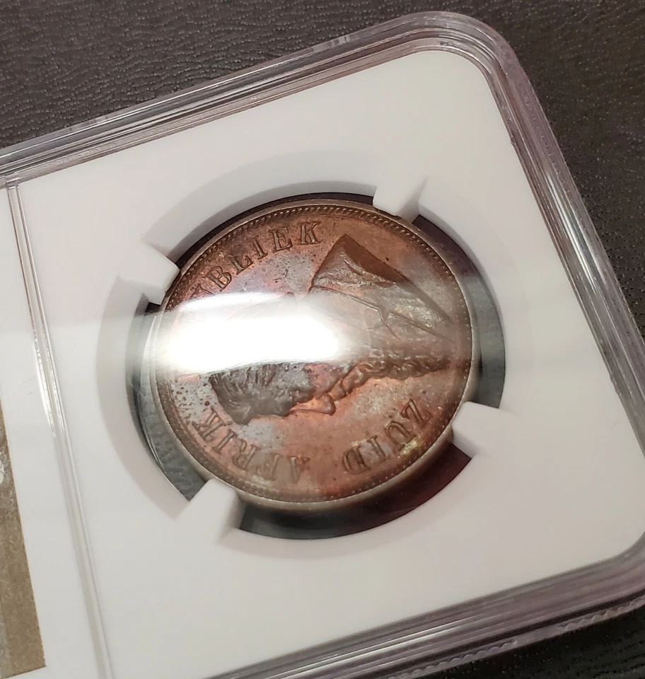 1898 South Africa Penny Ms63RB NGC Certified - Image 4 of 4