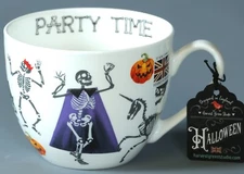 HARVEST GREEN STUDIO HALLOWEEN PARTY TIME Bone China Jumbo Cup