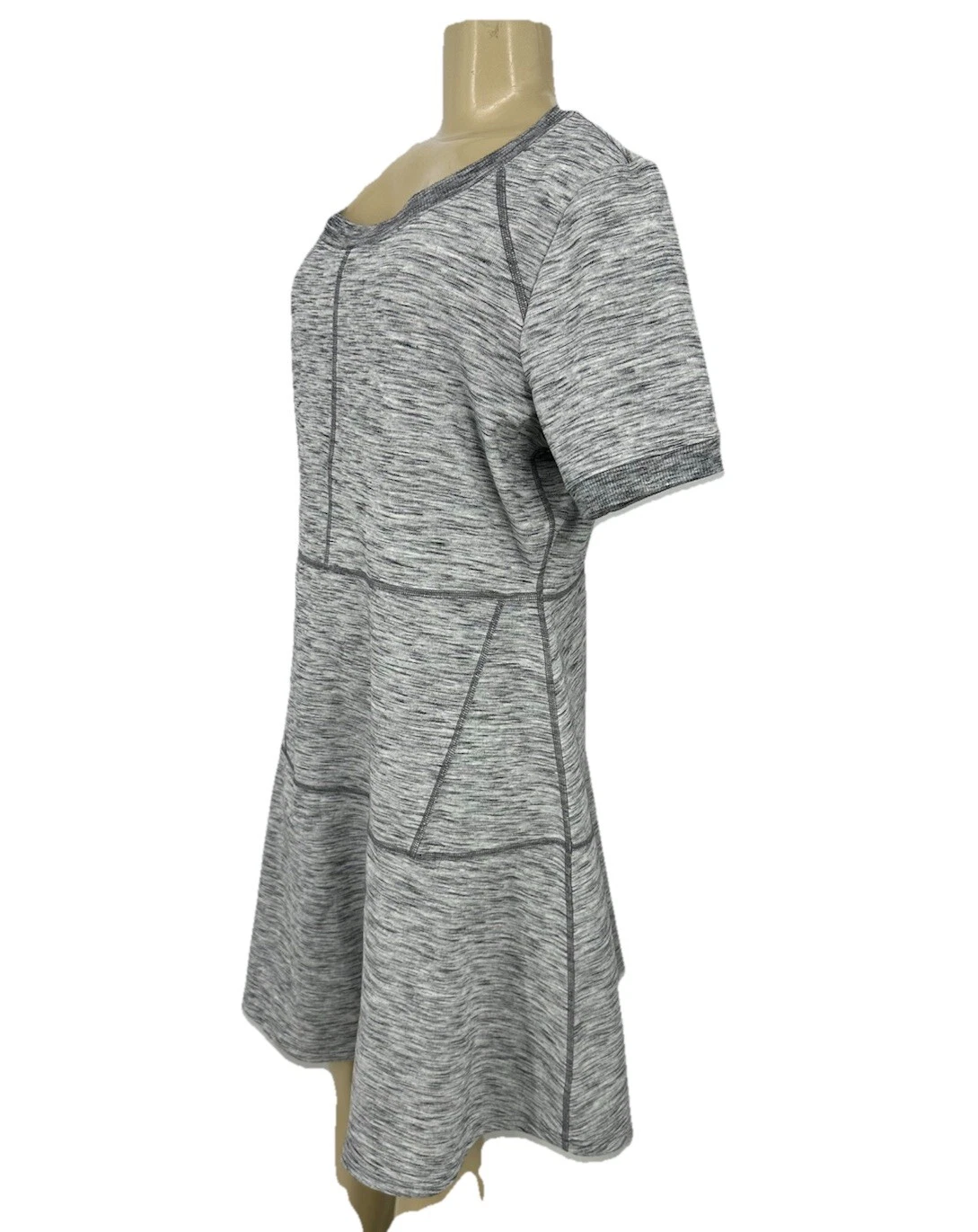 athleta textured en route skater short sleeve d4 