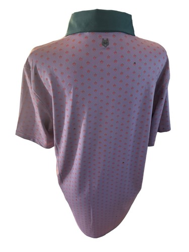 Neu mit Etikett Greyson Polo Herren Small Golf Frühling Garten Windblume Kurzarm Wolf - Bild 15 von 15