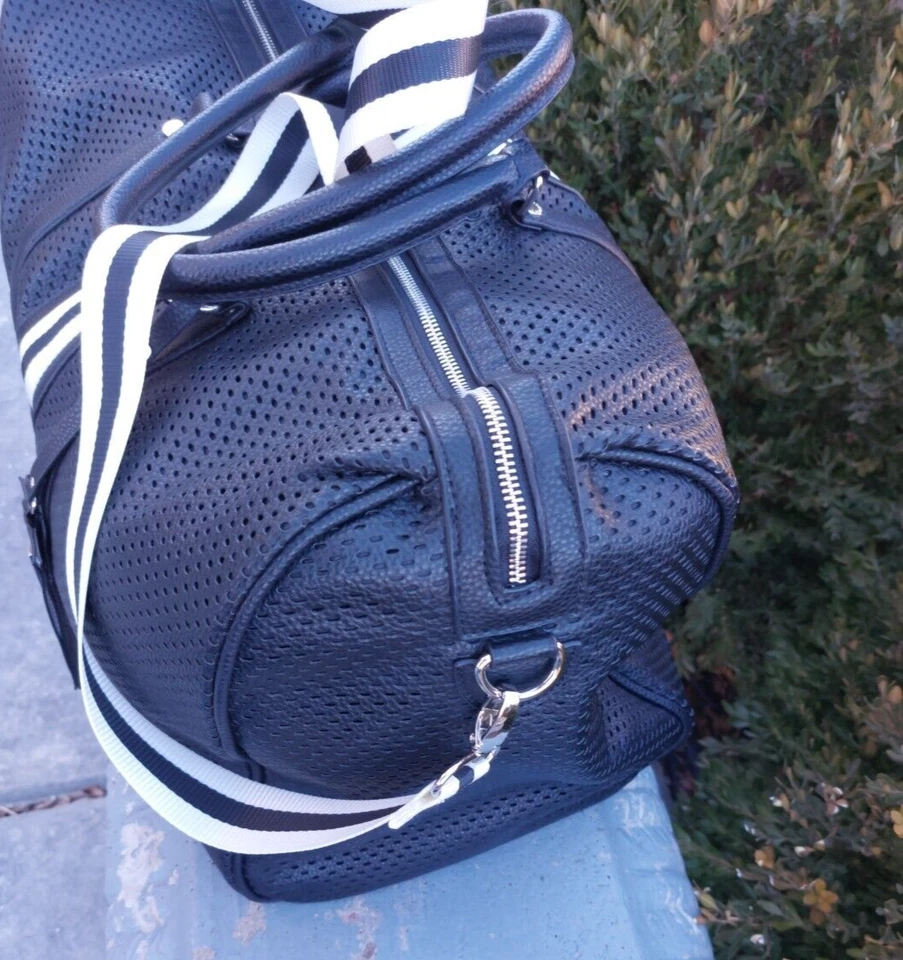 Steve Madden Weekender Bolso de Lona Deportivo B/N Correa para el Hombro Foto 4 de 4