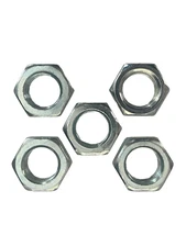 3/4-16 Fine Hex Jam Nuts (5 Pack) (Left Thread)