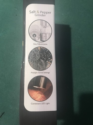 PREMIUM Elektrische Salz- und Pfeffermühle Set - Batteriebetrieben Edelstahl - Bild 2 von 5