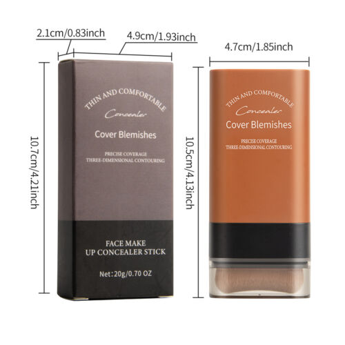 Roseionly Foundation Stick Moisturizing Base Primer With Brush Blemish Concealer - Foto 2 di 17