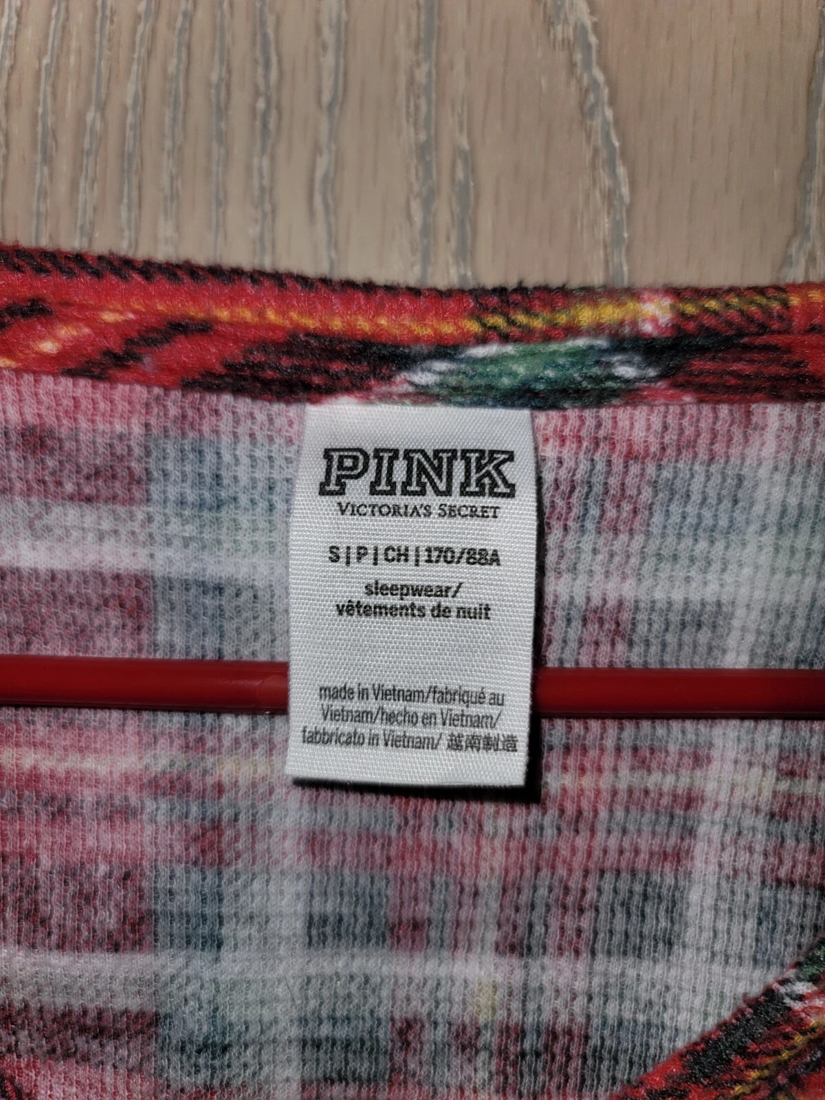 UNDERCOVER Pigiama lungo da notte Pink By Victoria Secret rosa glitter logo taglia small