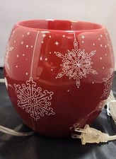 YankeeCandle Christmas RED Scenterpiece Electric Plug Candle Wax Melt Warm 13W