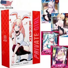 Anime Private Girl Goddess Booster Box Spicy Waifu Trading Card's TCG 11 Pack US