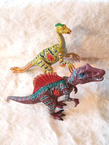 2 Dino X Posable Dinosaur Toys with Sound 9 in