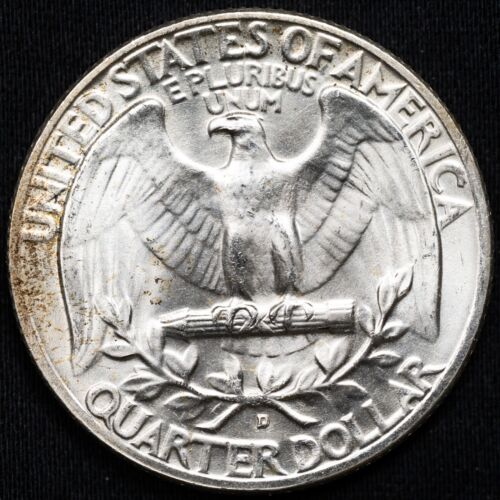 1960-D Stempelglanz Washington Silver Quarter, Denver Mint - Bild 2 von 4