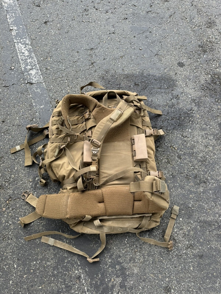 Mystery Ranch Tan Blackjack 100 100L Backpack w/ Frame & BVS Mystery Ranch Tan Blackjack 100 100L Backpack w/ Frame & BVS