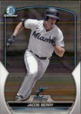 2023 BOWMAN CHROME PROSPECT MIAMI MARLINS - JACOB BERRY #BCP-243