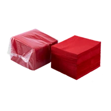 Karat 9.5"x9.5" Beverage Napkins - Red- 1,000 ct, KN-B9595-2RED