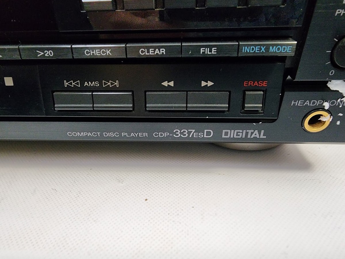 SONY CDプレーヤー 337ESD　訳あり Sony CDP-337ESD CD Player Audio Stereo Compact Disc | eBay