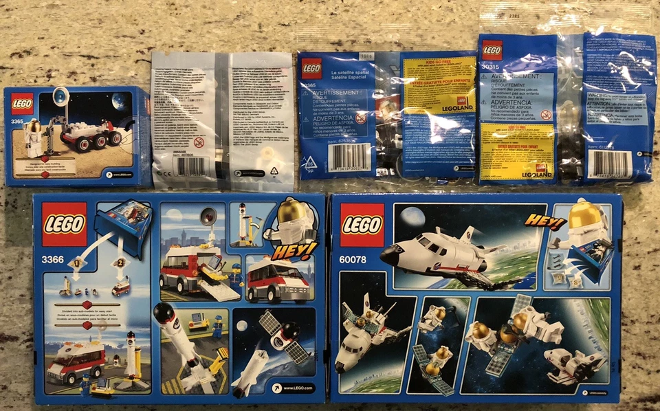 LEGO City Space Lot Bundle 6 New Factory Sealed Sets: 3 Box & 3 Polybag - Image 2 of 2