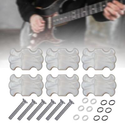 6 Stück Gitarren-Stimmwirbel, Knopf Für E-Gitarre, Klassische Gitarre,