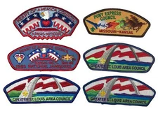 Lot of Missouri Councils 1/2 Dozen BSA CSPs Mint CSP (BHP1901)