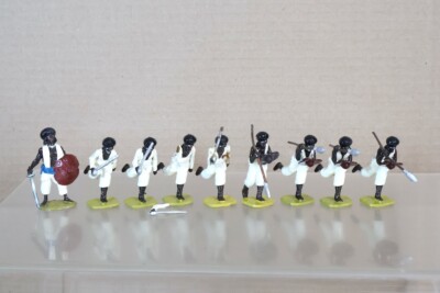 DORSET SOLDIERS EGYPT & SUDAN SUDANESE DERVISH FUZZY WUZZIES ATTACKING og