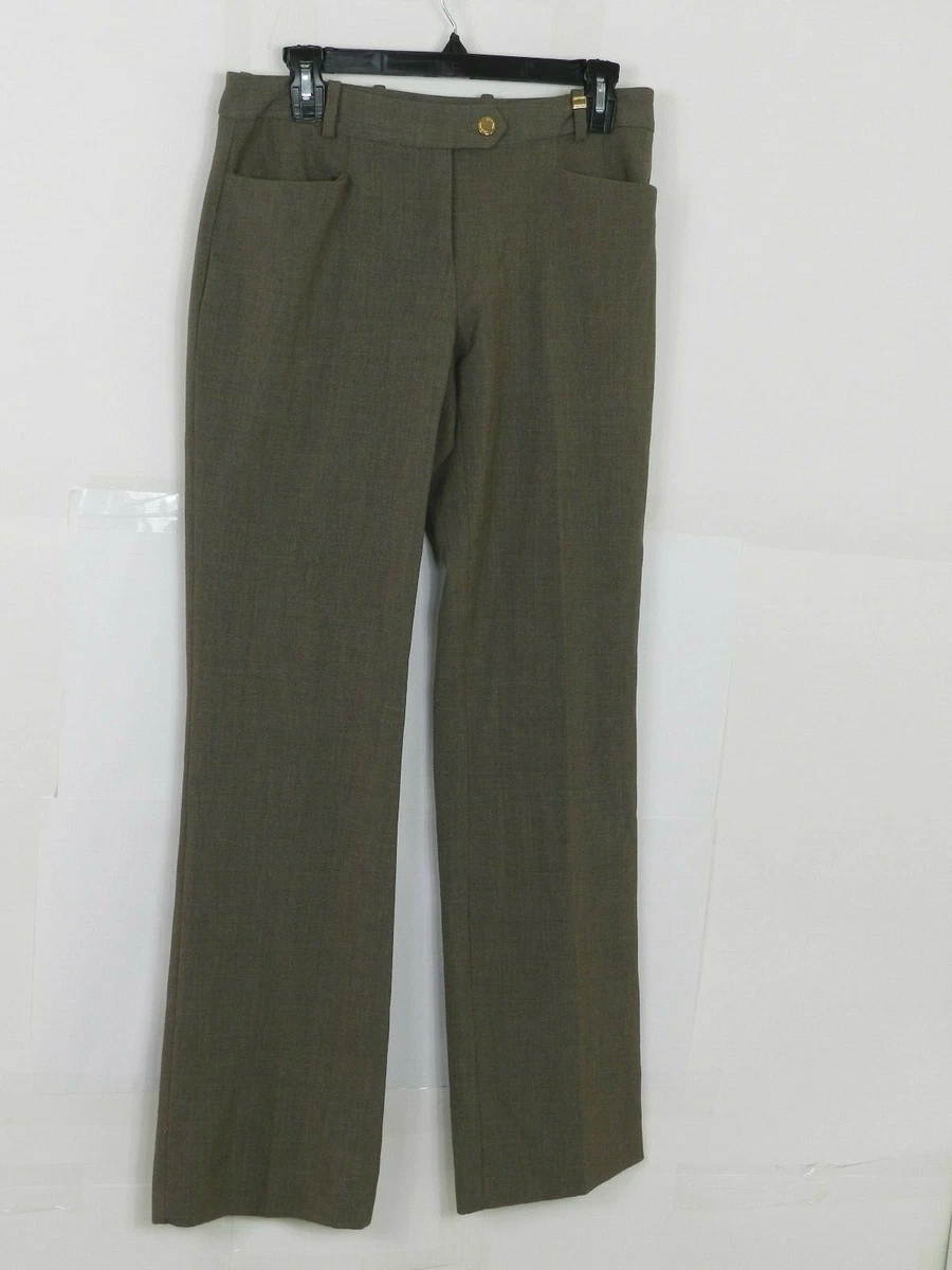 2 pantalones de vestir para mujer CALVIN KLEIN marr n claro carrera