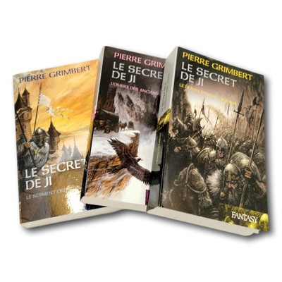 Pierre Grimbert Le Secret de Ji  Lot 3 PB Books French VoL 2 3 4