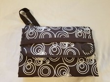 Amy Coe Changing Pad Portable Travel Mat Station Brown Swirl 30X19 EUC