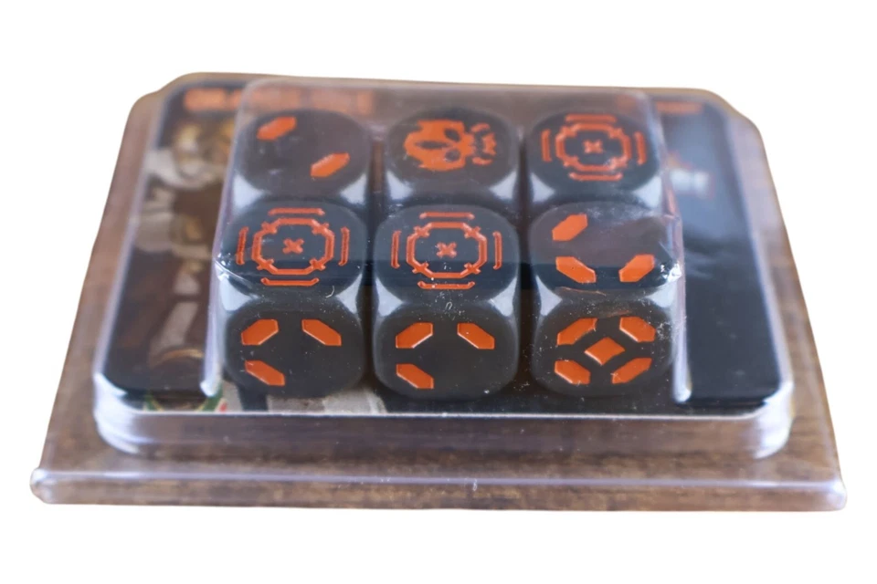Zombicide Orange Dice Set ZCS-KS07 CMON Guillotine Games Accessory Pack New Seal - Image 2 of 4
