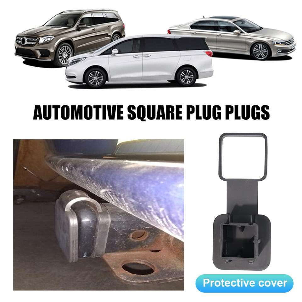  Trailer Hitch Cover Rubber Tow Hook Cover Plug Tow Bar for Truck