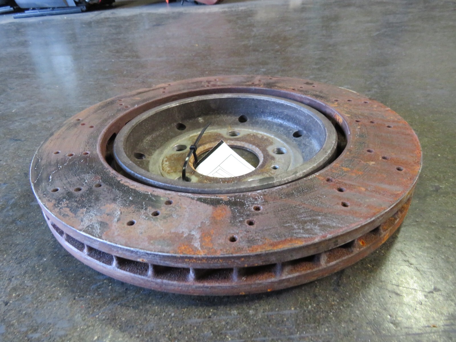 Lamborghini Gallardo, Spyder, RH, Rear Brake Rotor, Used, P/N 400615602C