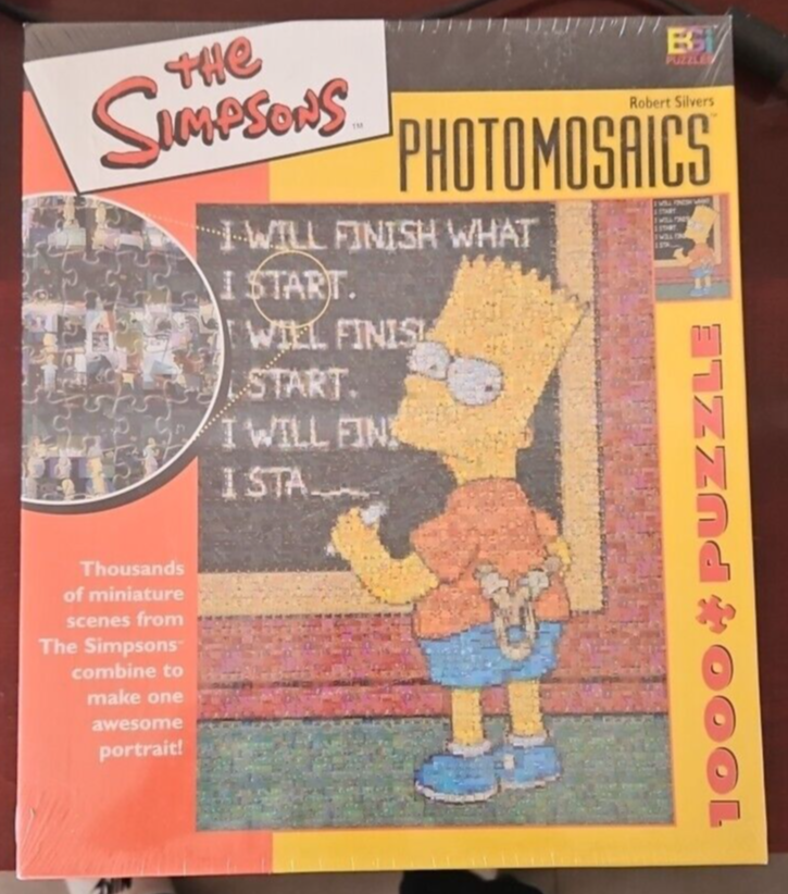 The Simpsons ~ Robert Silvers Photomosaics ~ It's All Good 1000 Pc