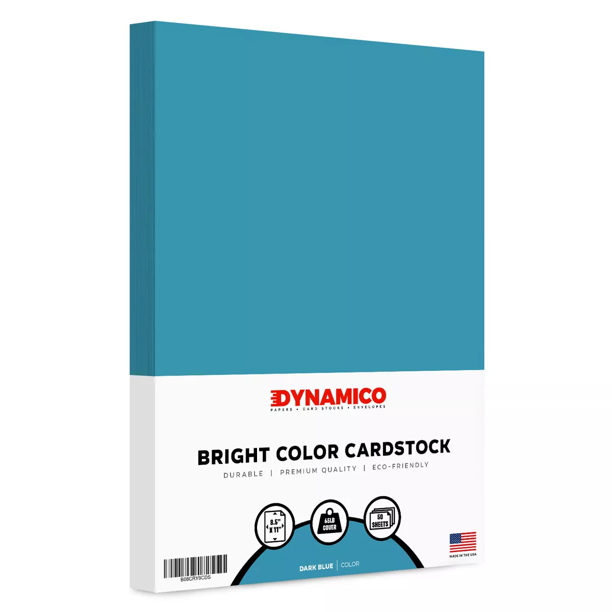 Dark Blue Bright Color Cardstock Paper, 65lb Cover (176gsm), 8.5 x 11, 50  Sheets